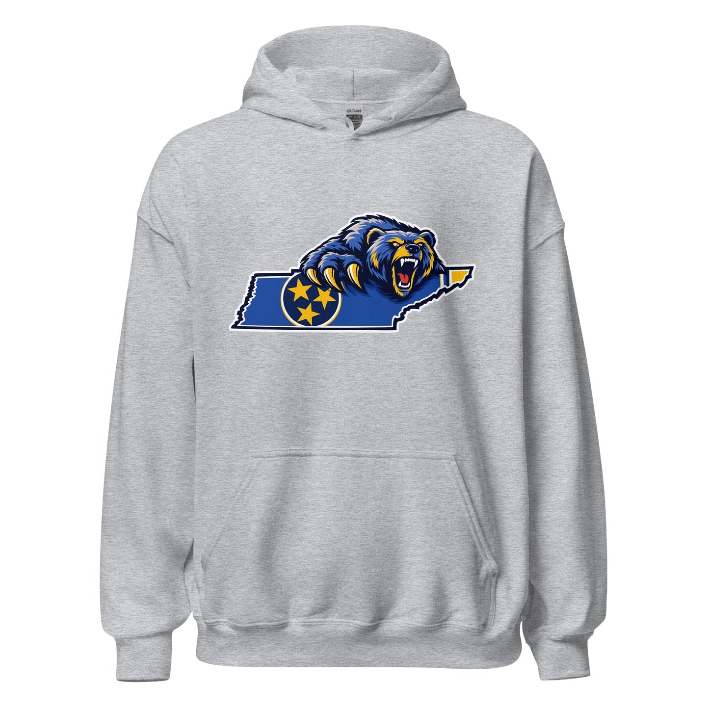 Classic | Hoodie | Rutherford County Grizzlies Football | Tennessee Logo