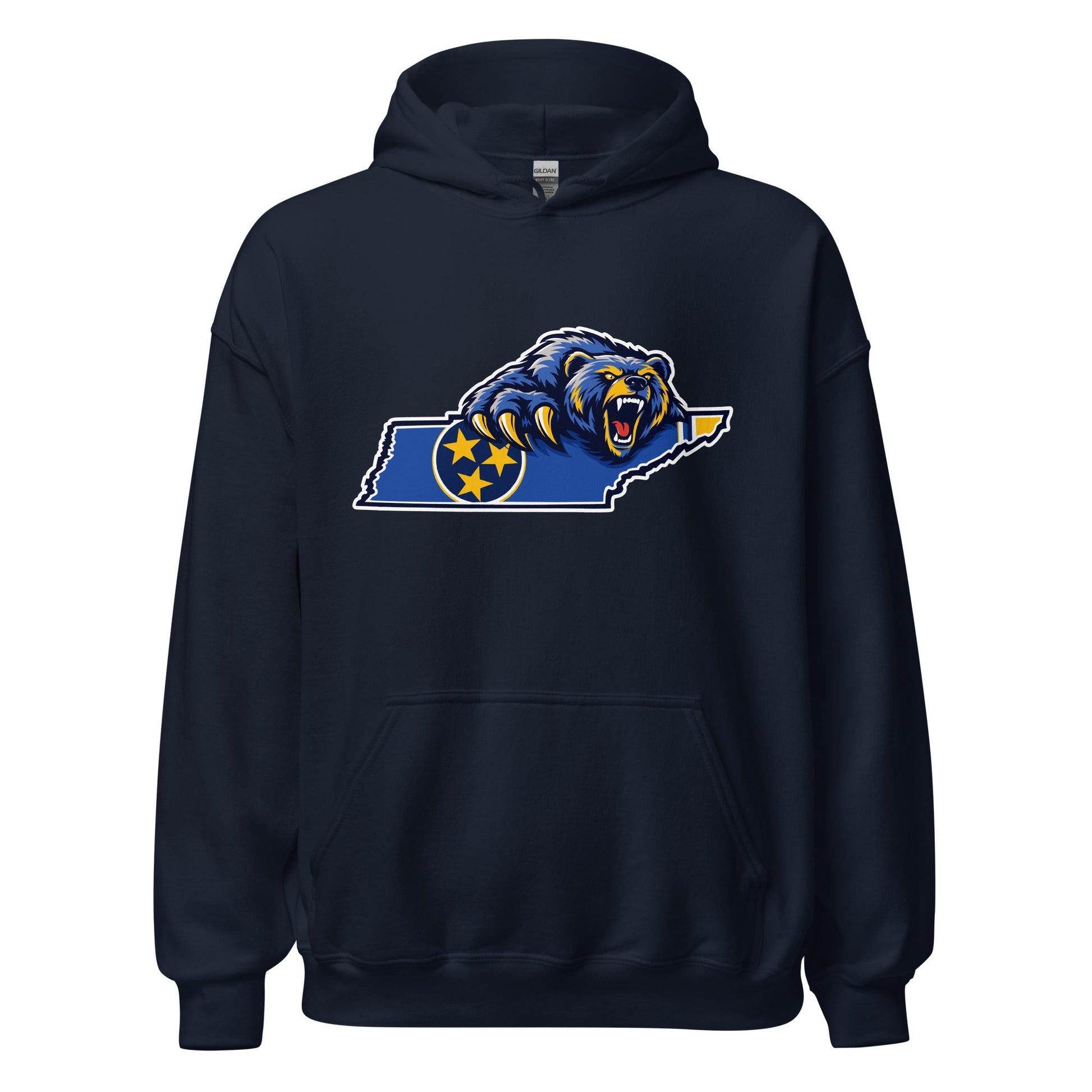 Classic | Hoodie | Rutherford County Grizzlies Football | Tennessee Logo
