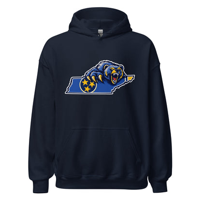 Classic | Hoodie | Rutherford County Grizzlies Football | Tennessee Logo
