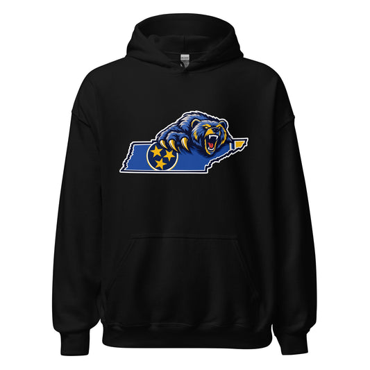 Classic | Hoodie | Rutherford County Grizzlies Football | Tennessee Logo
