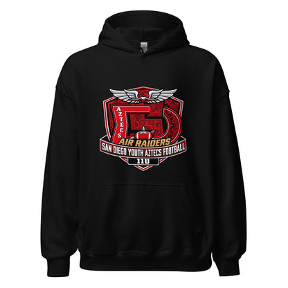 Classic | Hoodie | San Diego Youth Aztecs Football 11u Air Raiders | Shield Logo