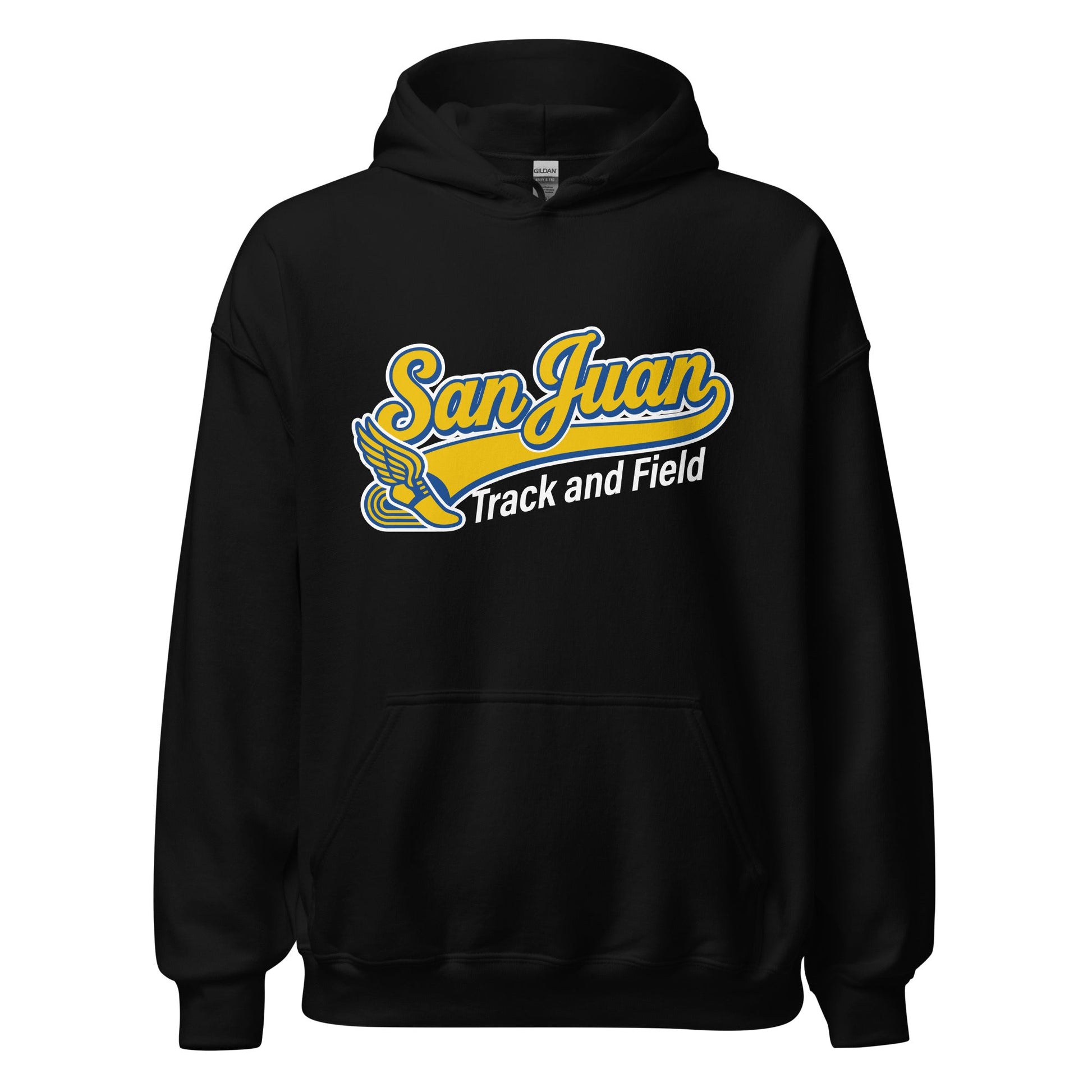 Classic | Hoodie | San Juan Track and Field | Script Logo