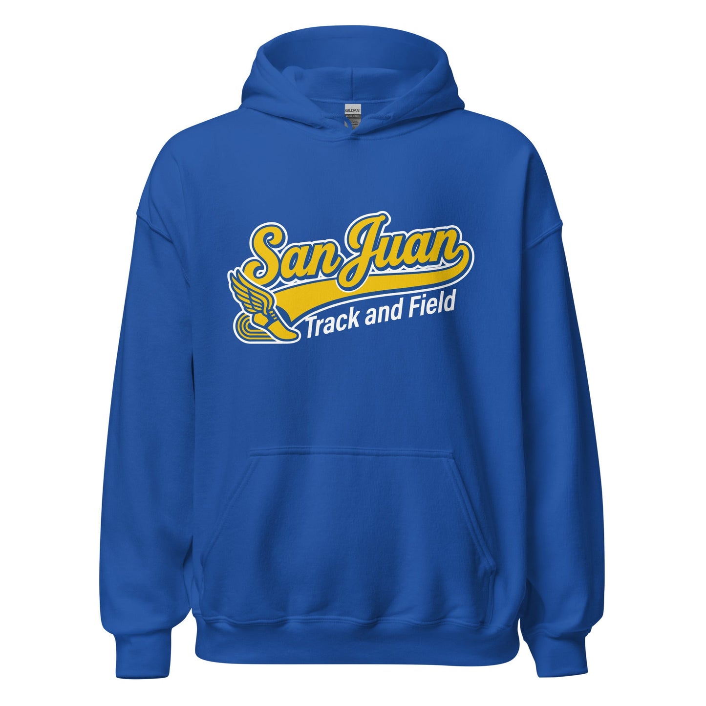 Classic | Hoodie | San Juan Track and Field | Script Logo