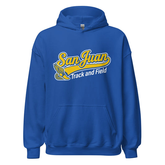 Classic | Hoodie | San Juan Track and Field | Script Logo