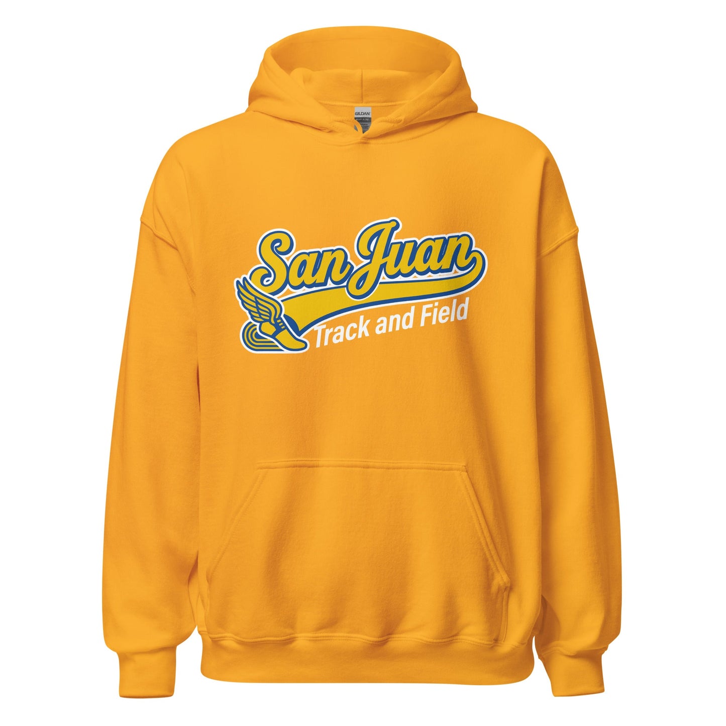 Classic | Hoodie | San Juan Track and Field | Script Logo