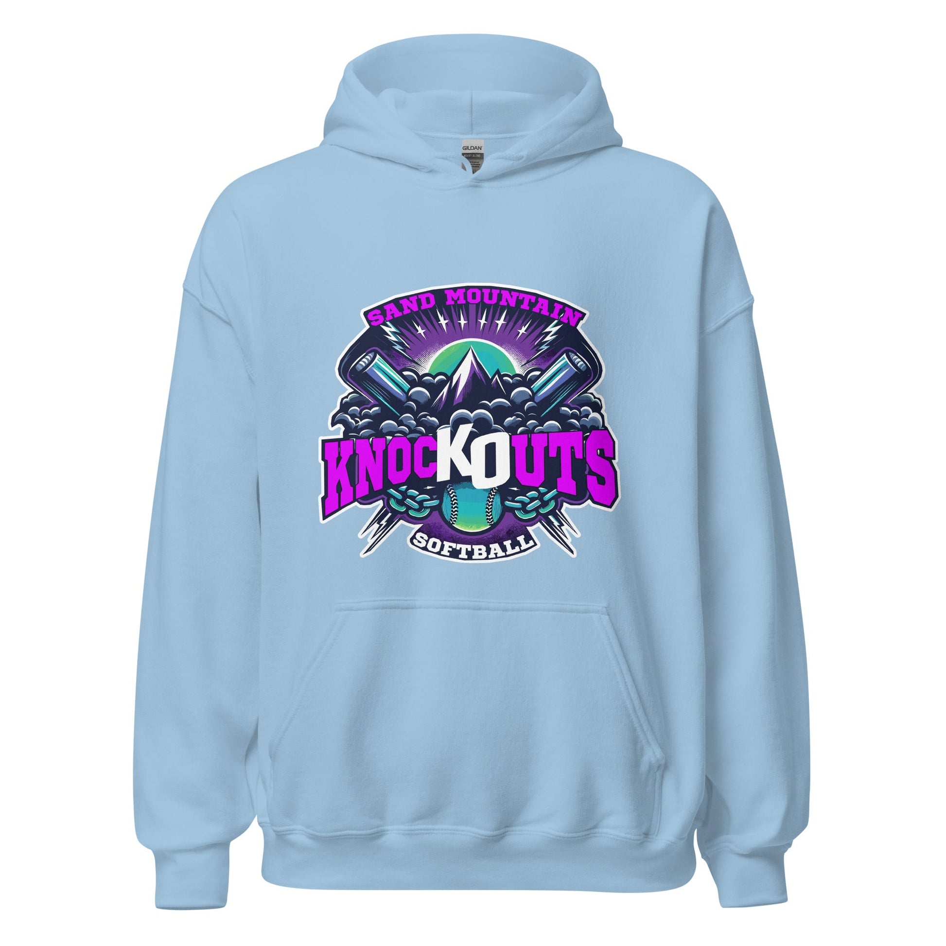 Classic | Hoodie | Sand Mountain Knockouts | Ball & Bat Logo