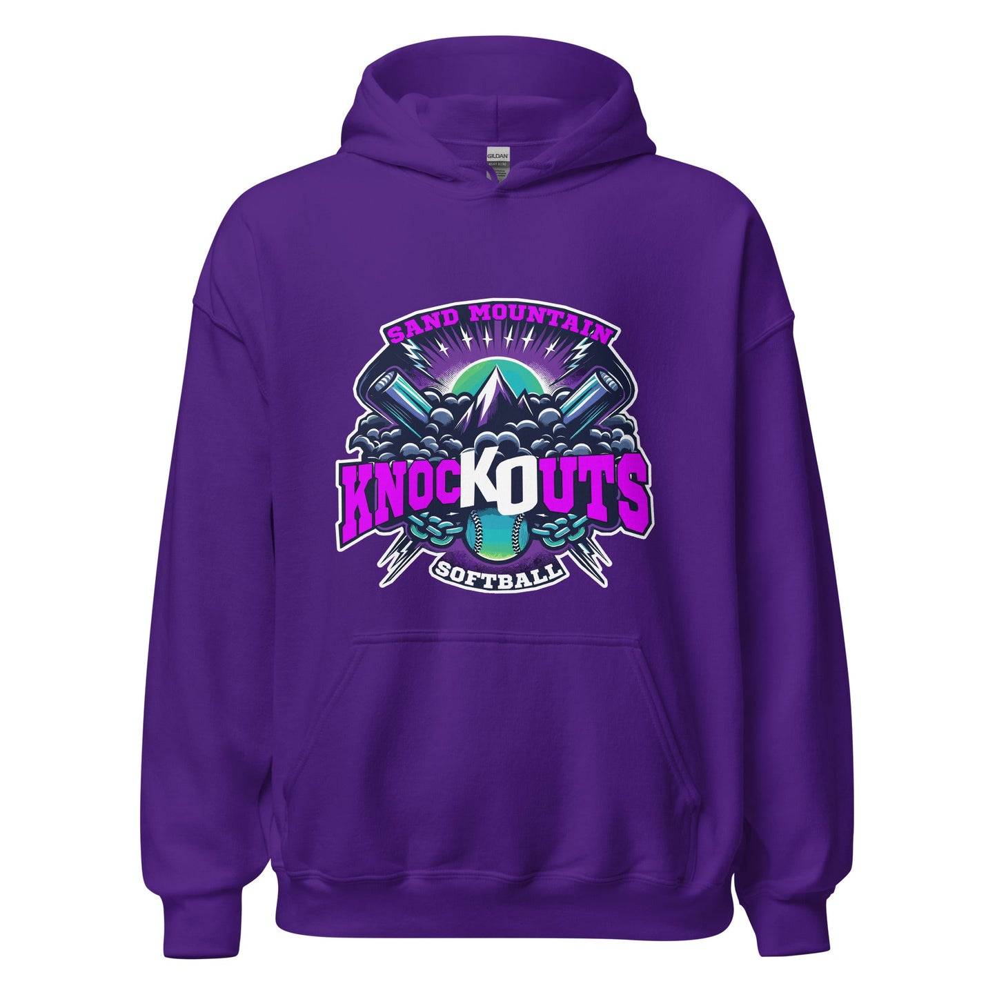 Classic | Hoodie | Sand Mountain Knockouts | Ball & Bat Logo