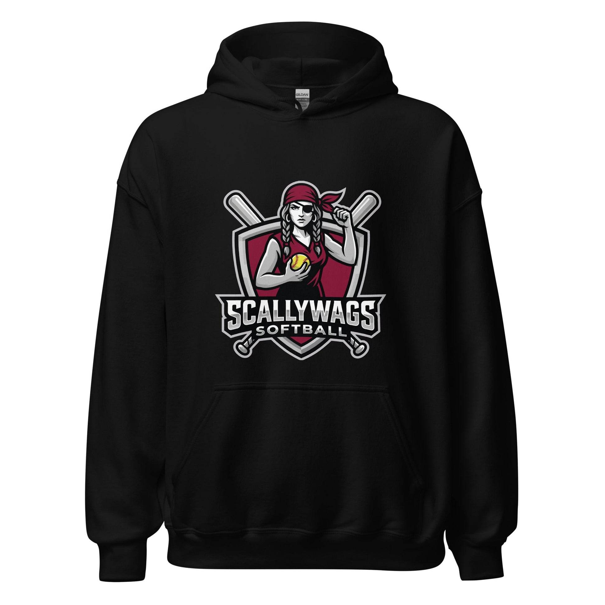 Classic | Hoodie | Scallywags Softball | Crest Logo