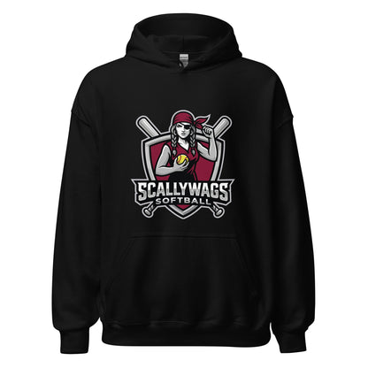 Classic | Hoodie | Scallywags Softball | Crest Logo