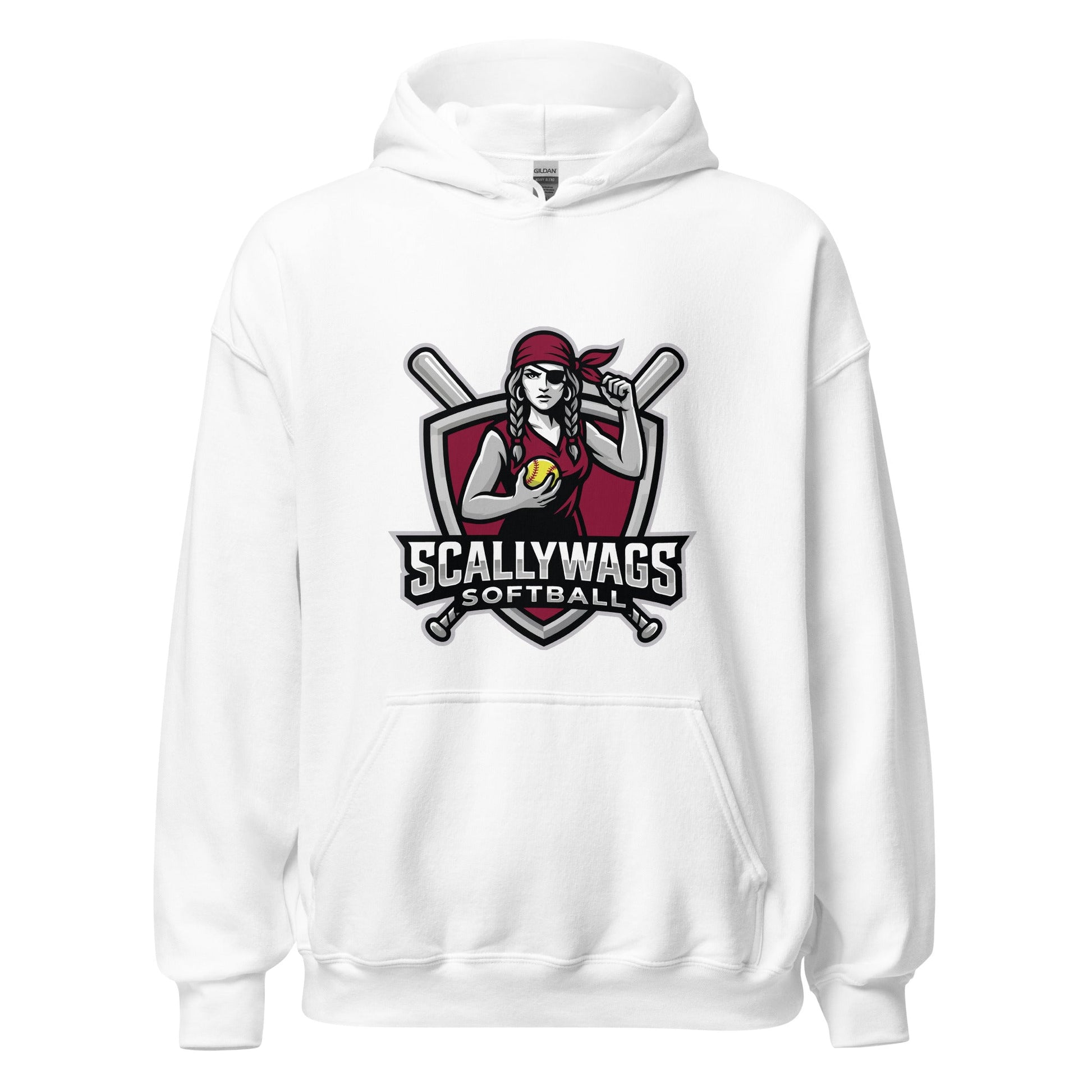 Classic | Hoodie | Scallywags Softball | Crest Logo