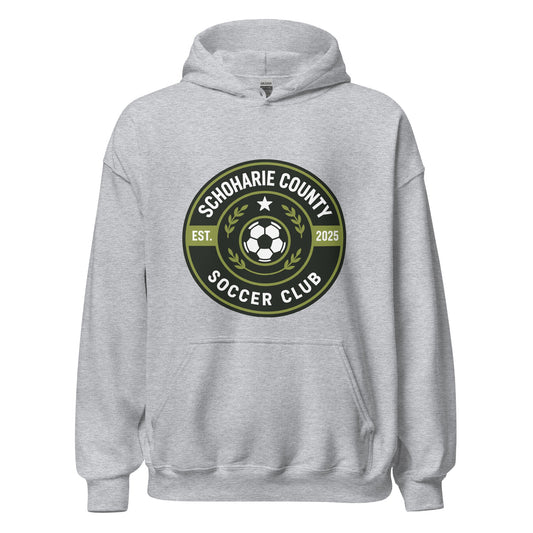 Classic | Hoodie | Schoharie County Soccer Club | Badge Logo