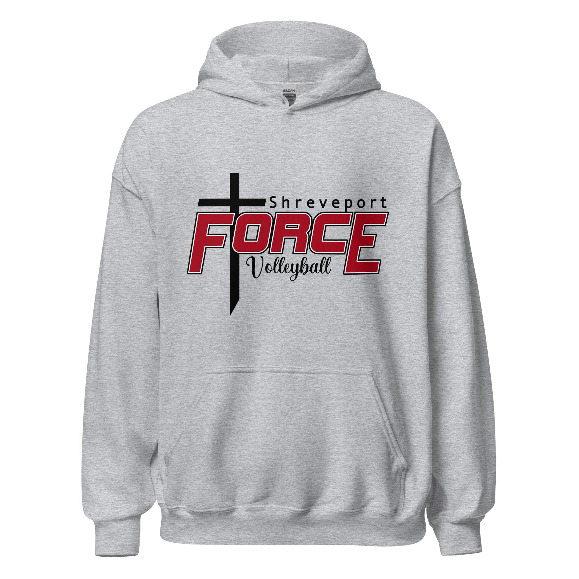 Classic | Hoodie | Shreveport Force Volleyball | Crest Logo