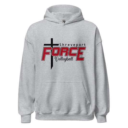 Classic | Hoodie | Shreveport Force Volleyball | Crest Logo