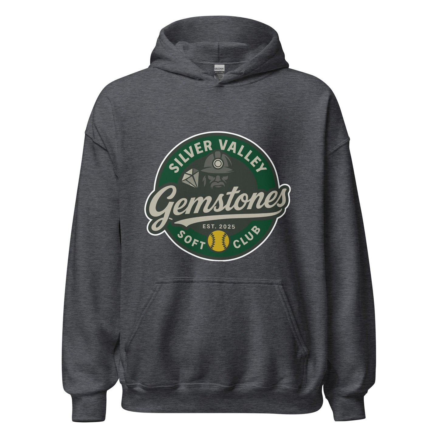Classic | Hoodie | Silver Valley Gemstones | Badge Logo