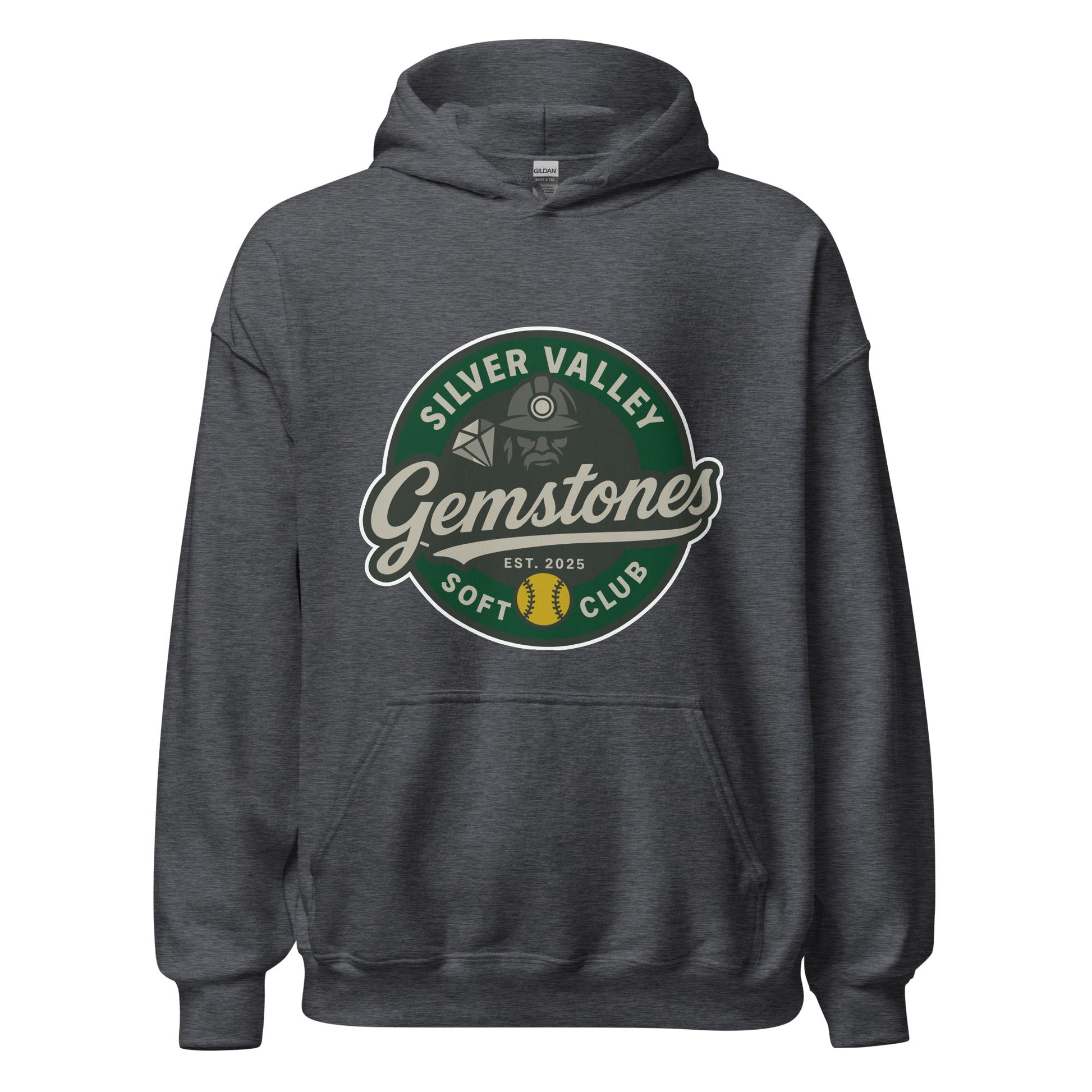Classic | Hoodie | Silver Valley Gemstones | Badge Logo