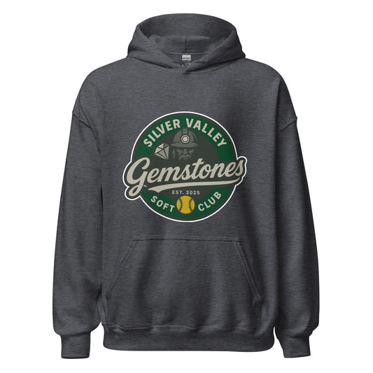 Classic | Hoodie | Silver Valley Gemstones | Badge Logo