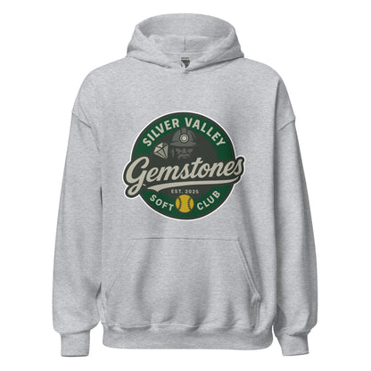 Classic | Hoodie | Silver Valley Gemstones | Badge Logo
