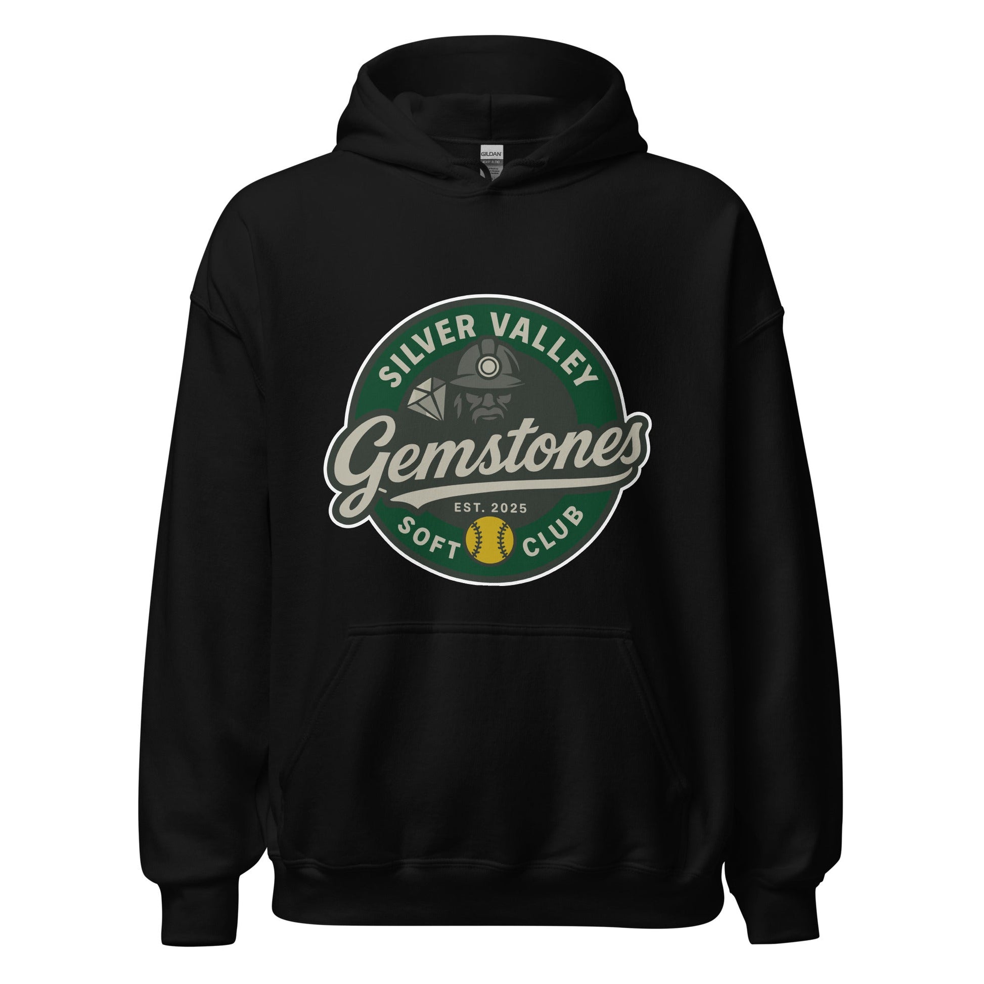 Classic | Hoodie | Silver Valley Gemstones | Badge Logo