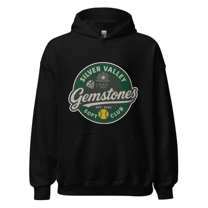 Classic | Hoodie | Silver Valley Gemstones | Badge Logo