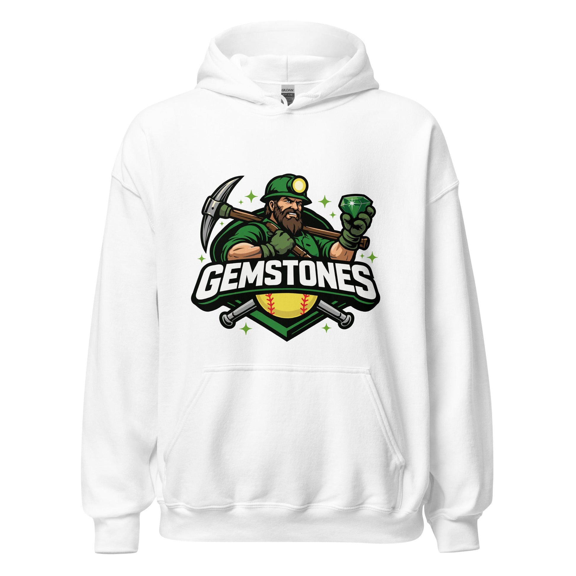 Classic | Hoodie | Silver Valley Gemstones | Emerald Valley Logo