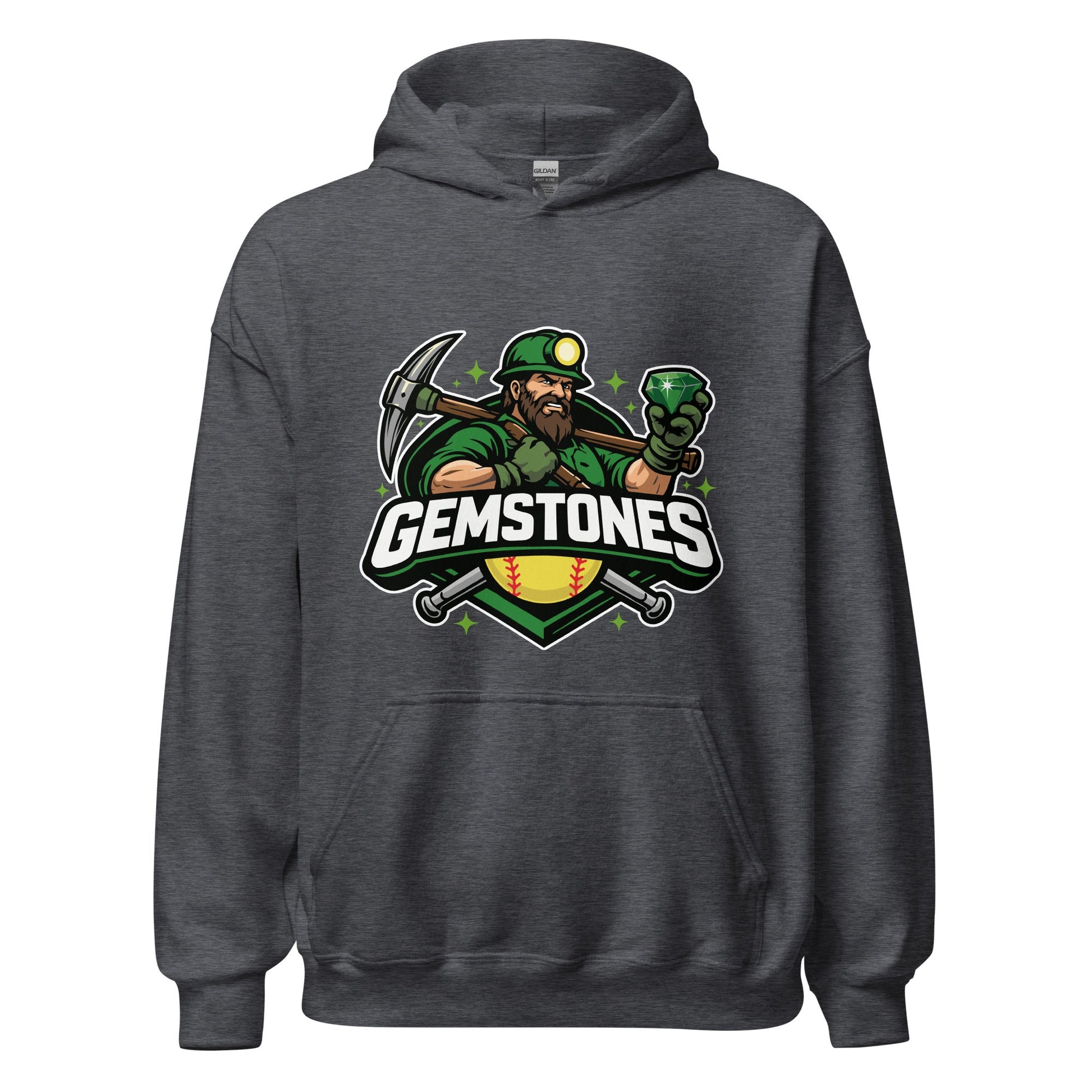 Classic | Hoodie | Silver Valley Gemstones | Emerald Valley Logo