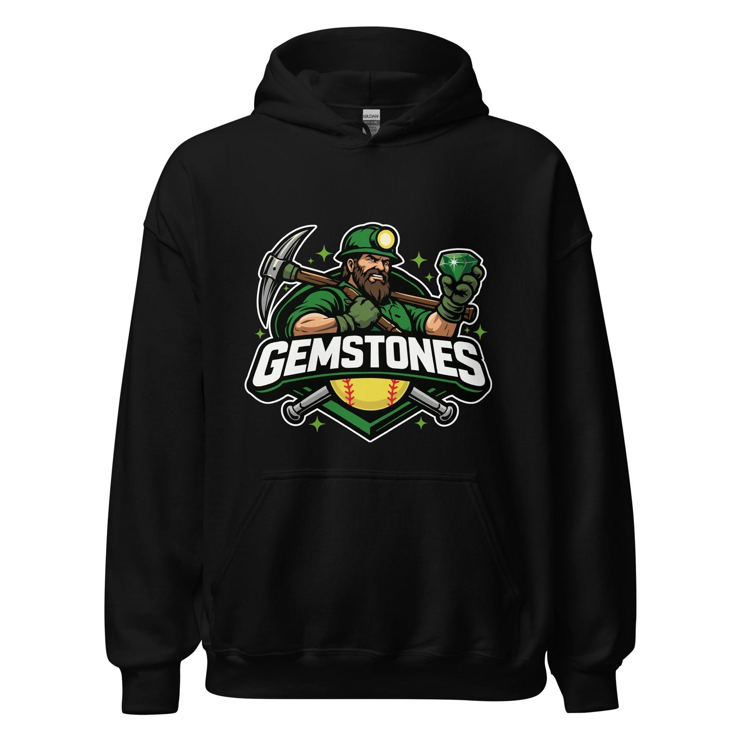 Classic | Hoodie | Silver Valley Gemstones | Emerald Valley Logo