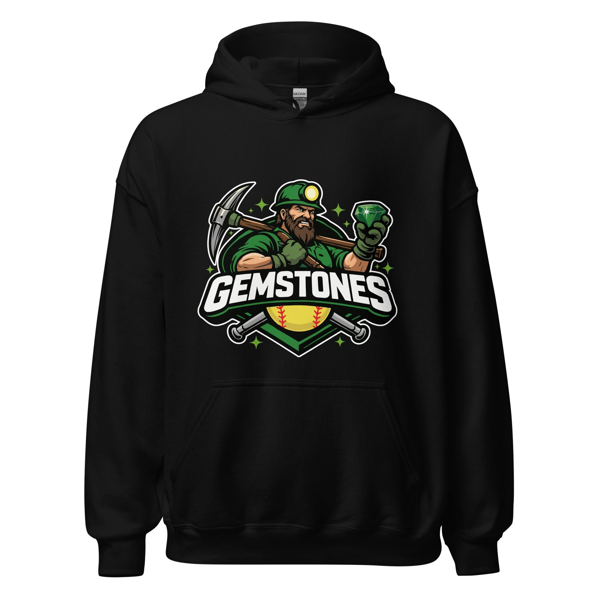 Classic | Hoodie | Silver Valley Gemstones | Emerald Valley Logo