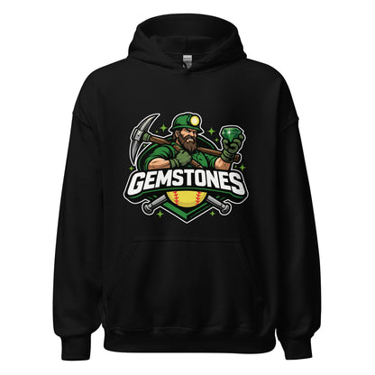 Classic | Hoodie | Silver Valley Gemstones | Emerald Valley Logo