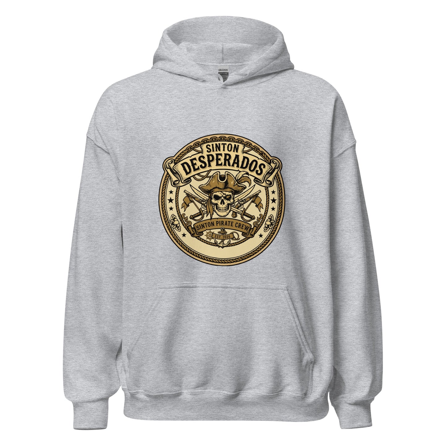 Classic | Hoodie | Sinton Desperados Baseball | Badge Logo