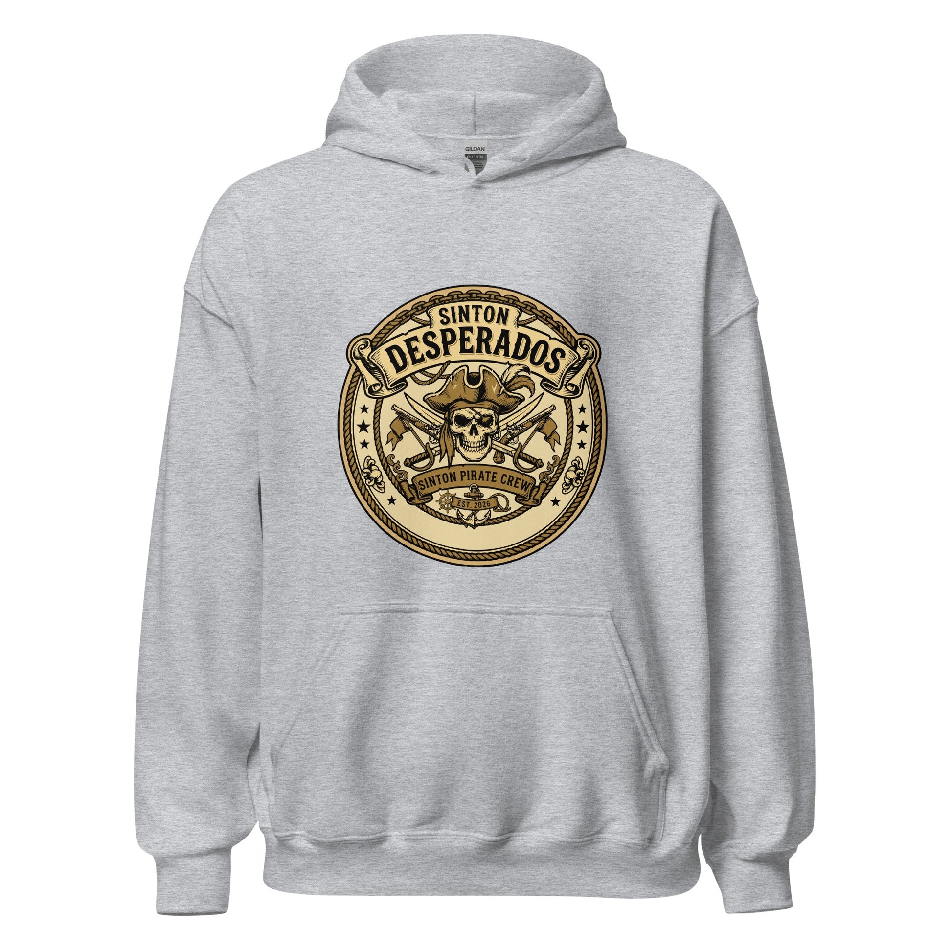 Classic | Hoodie | Sinton Desperados Baseball | Badge Logo