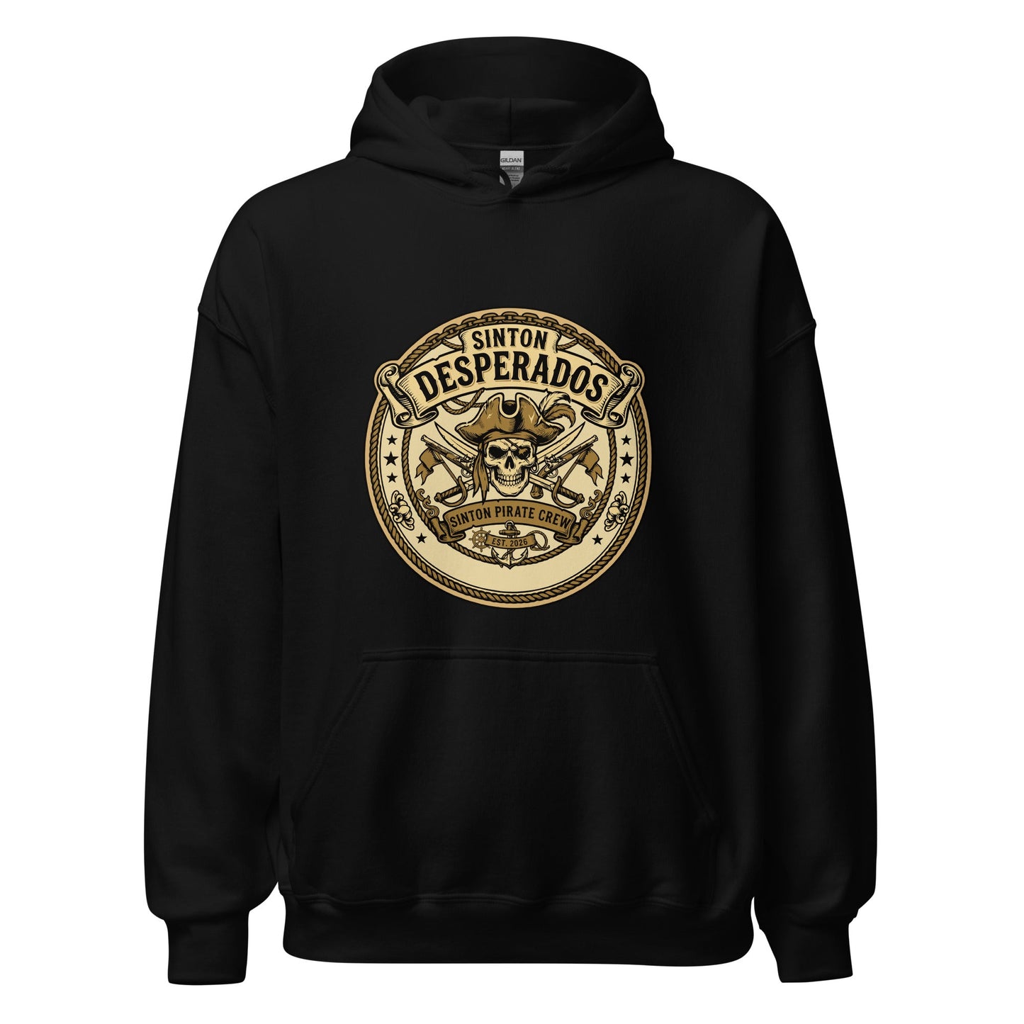Classic | Hoodie | Sinton Desperados Baseball | Badge Logo
