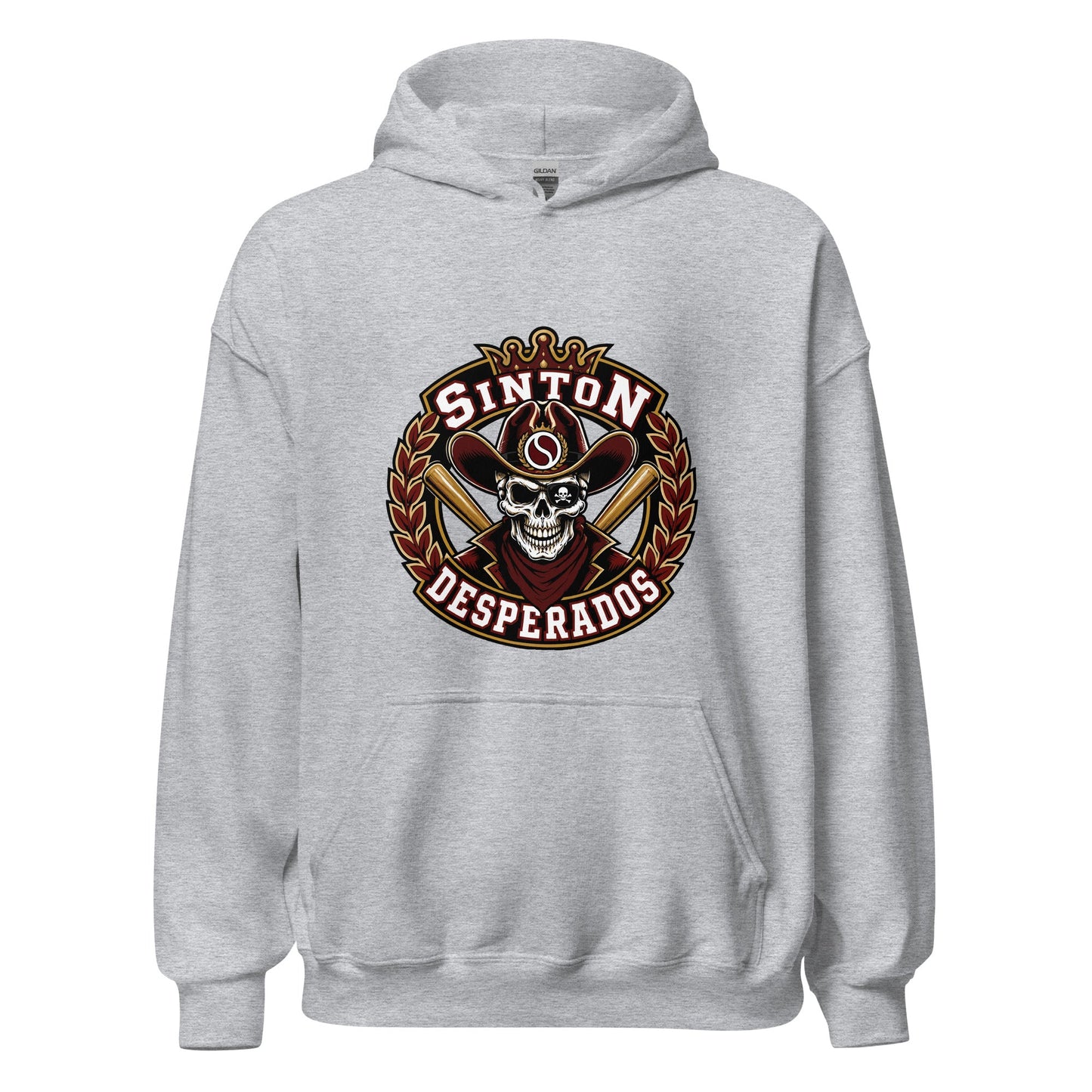 Classic | Hoodie | Sinton Desperados Baseball | Ridge Varsity Logo