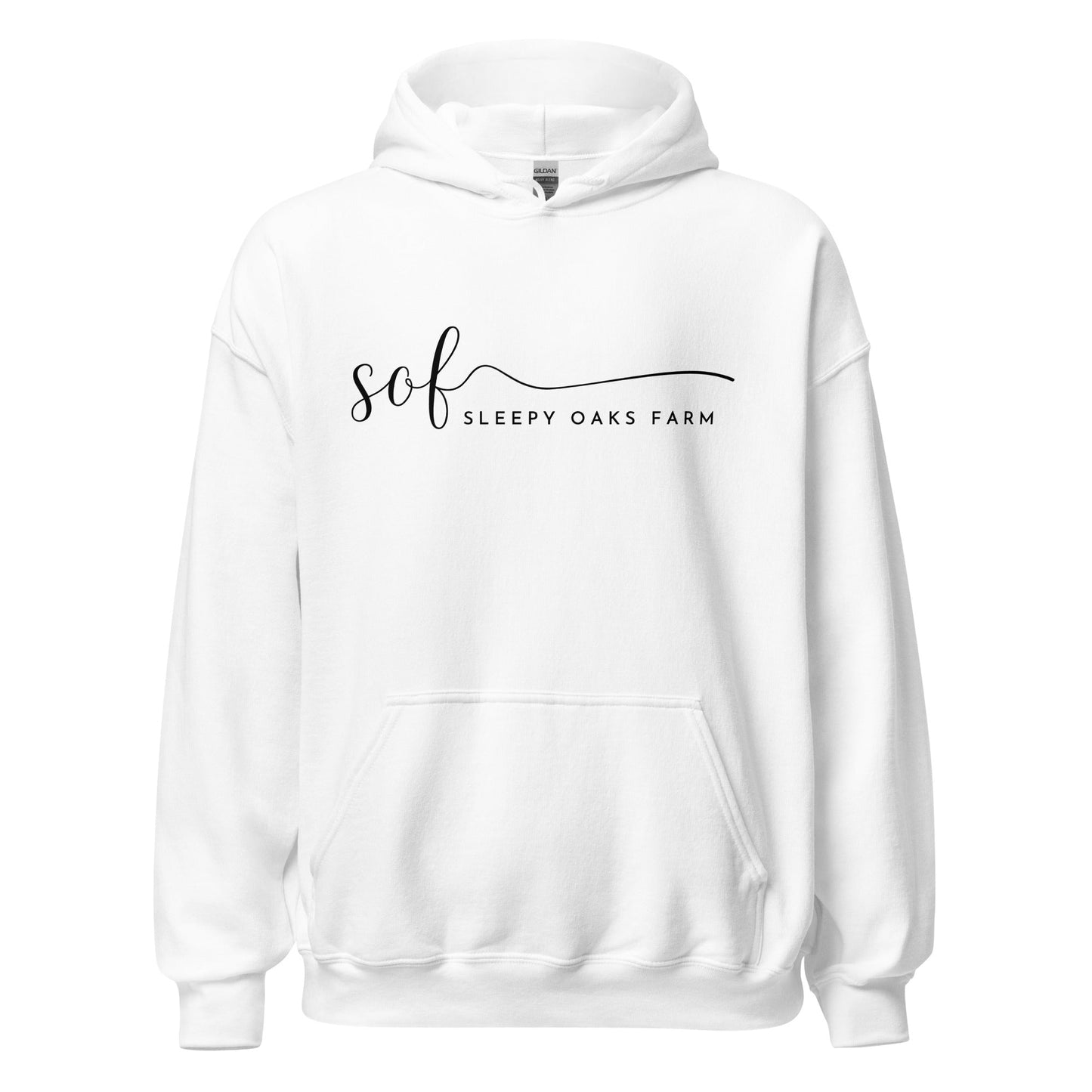 Classic | Hoodie | Sleepy Oaks Farm | Script Logo