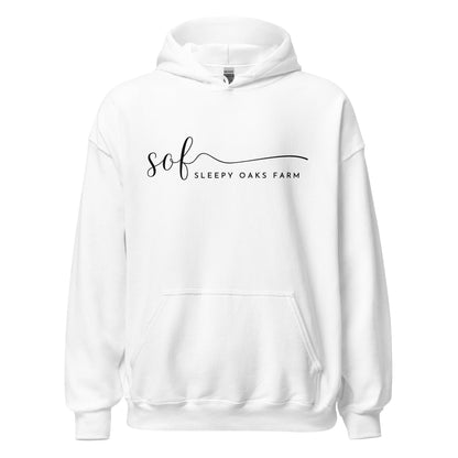 Classic | Hoodie | Sleepy Oaks Farm | Script Logo