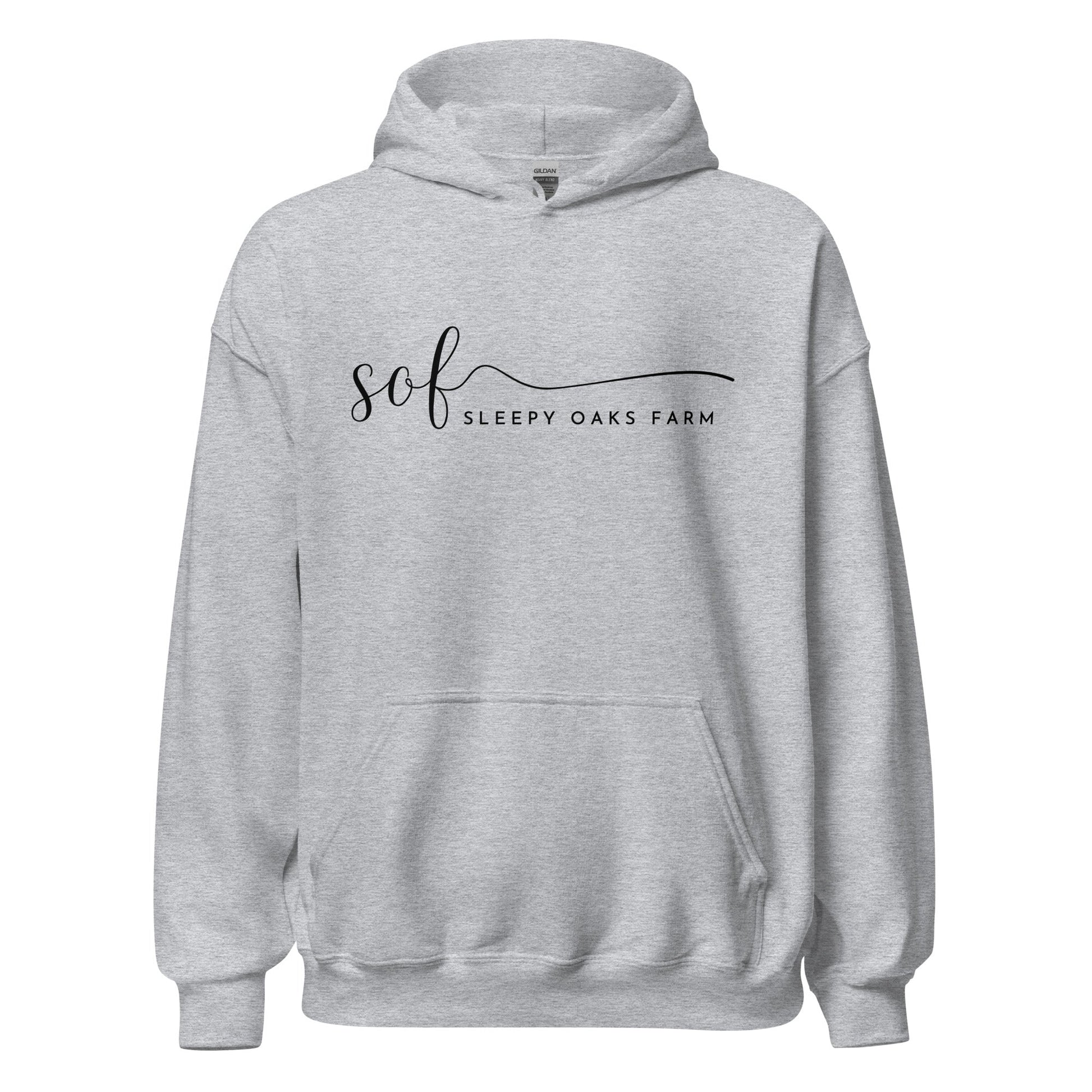 Classic | Hoodie | Sleepy Oaks Farm | Script Logo