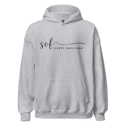 Classic | Hoodie | Sleepy Oaks Farm | Script Logo