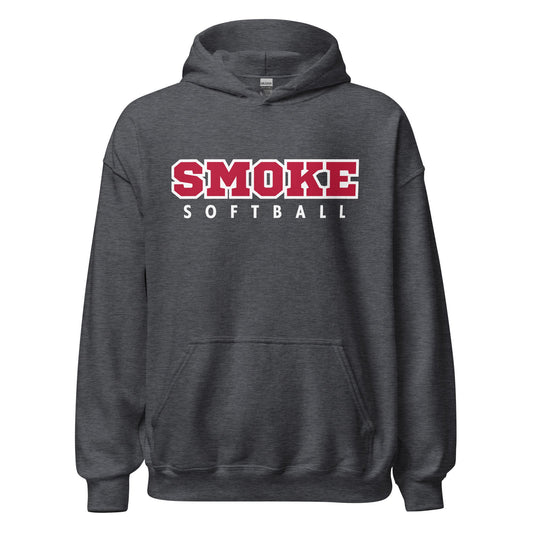 Classic | Hoodie | Smoke 14U Softball | Modern Script Logo