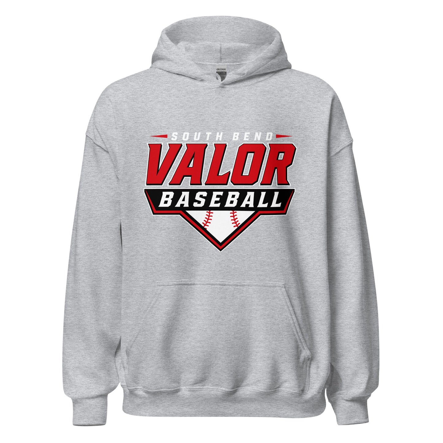 Classic | Hoodie | South Bend Valor Baseball | Vanguard Logo