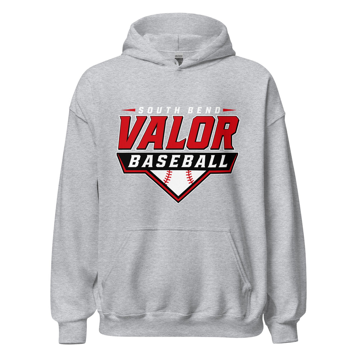Classic | Hoodie | South Bend Valor Baseball | Vanguard Logo
