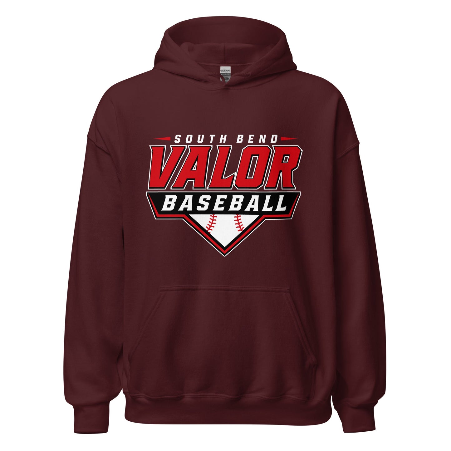 Classic | Hoodie | South Bend Valor Baseball | Vanguard Logo