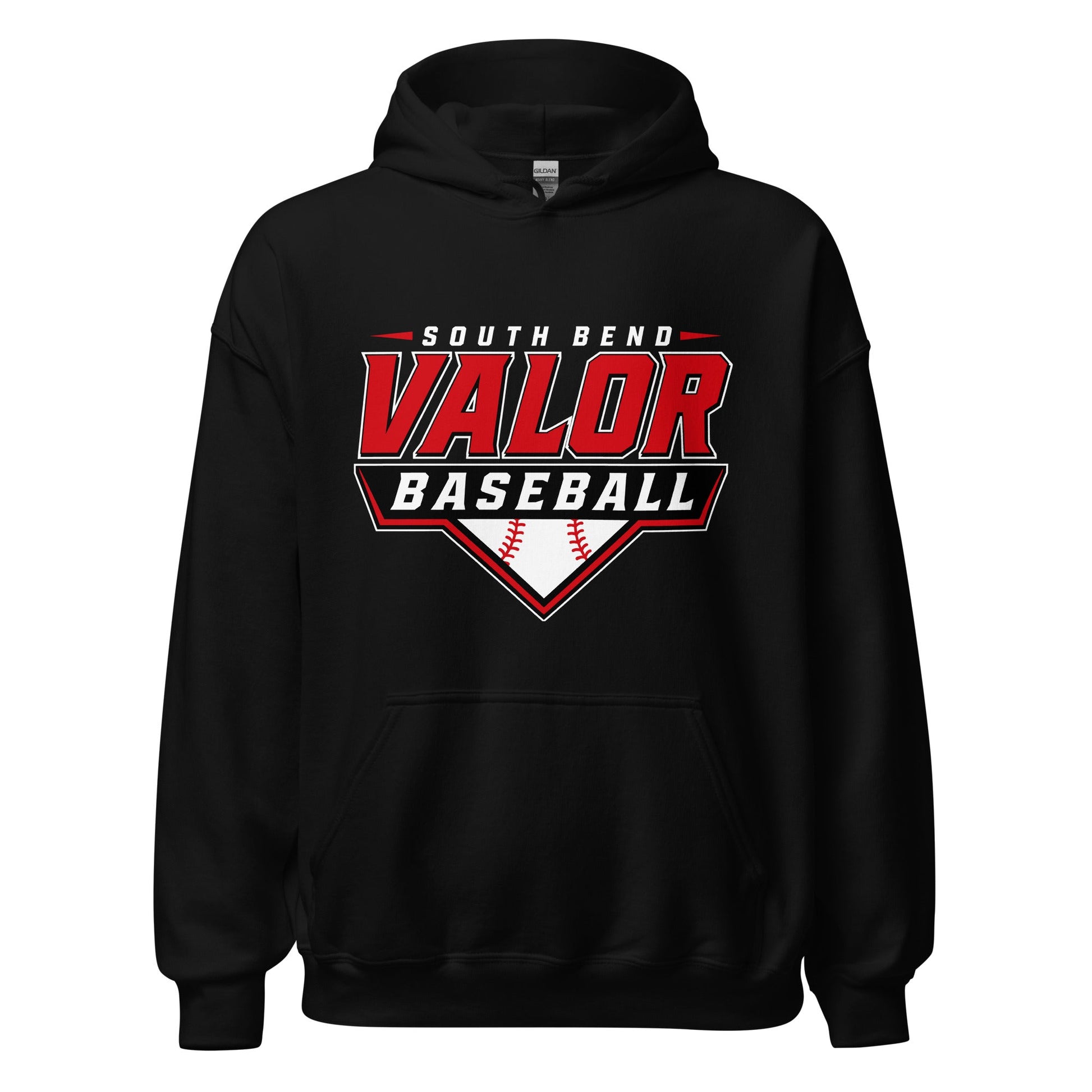 Classic | Hoodie | South Bend Valor Baseball | Vanguard Logo