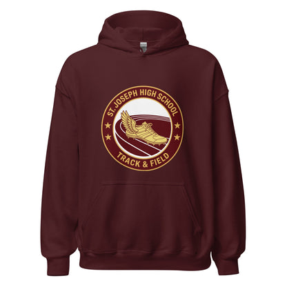 Classic | Hoodie | St. Joseph High School - Track & Field | Badge Logo