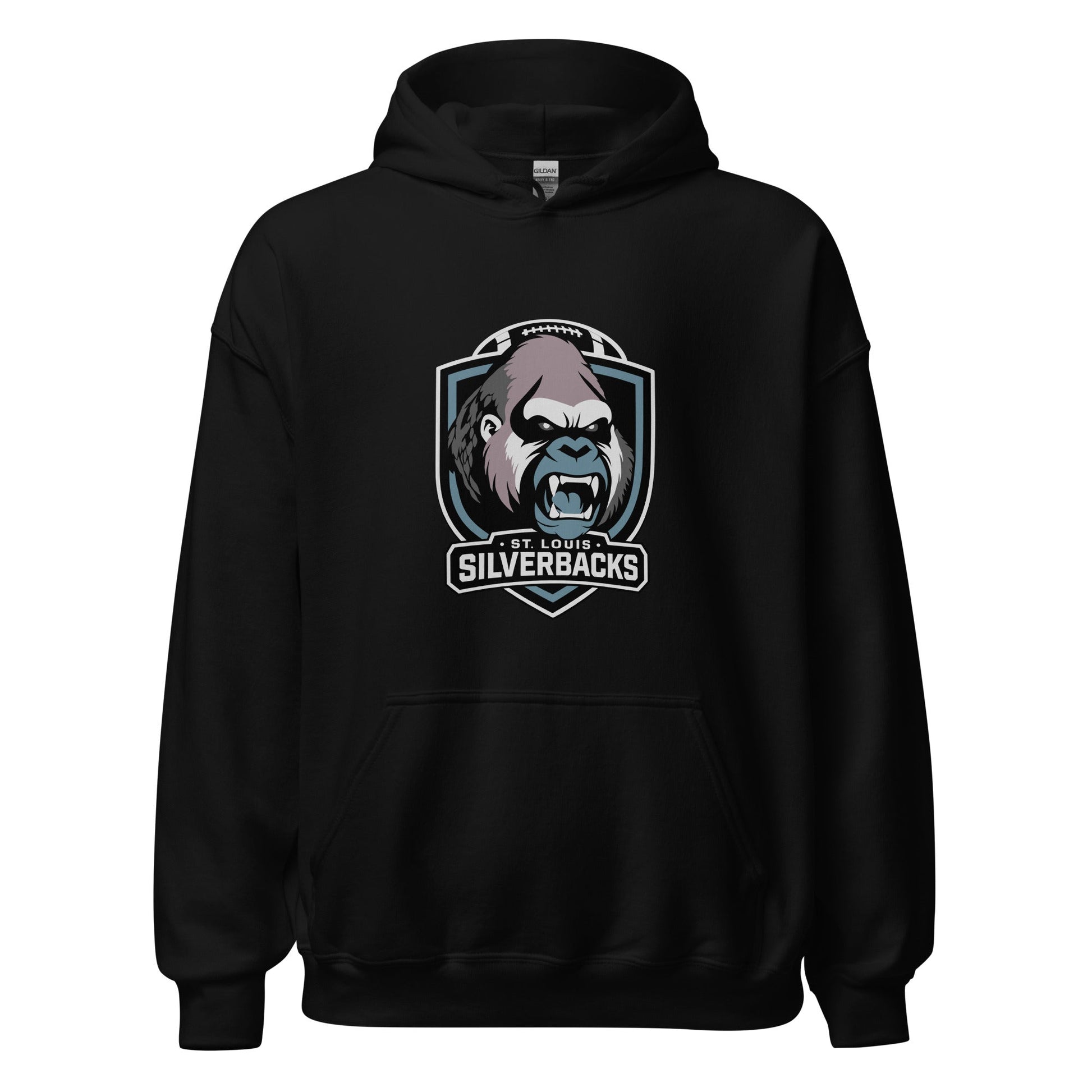 Classic | Hoodie | St. Louis Silverbacks Women’s Football Team | Shield Logo