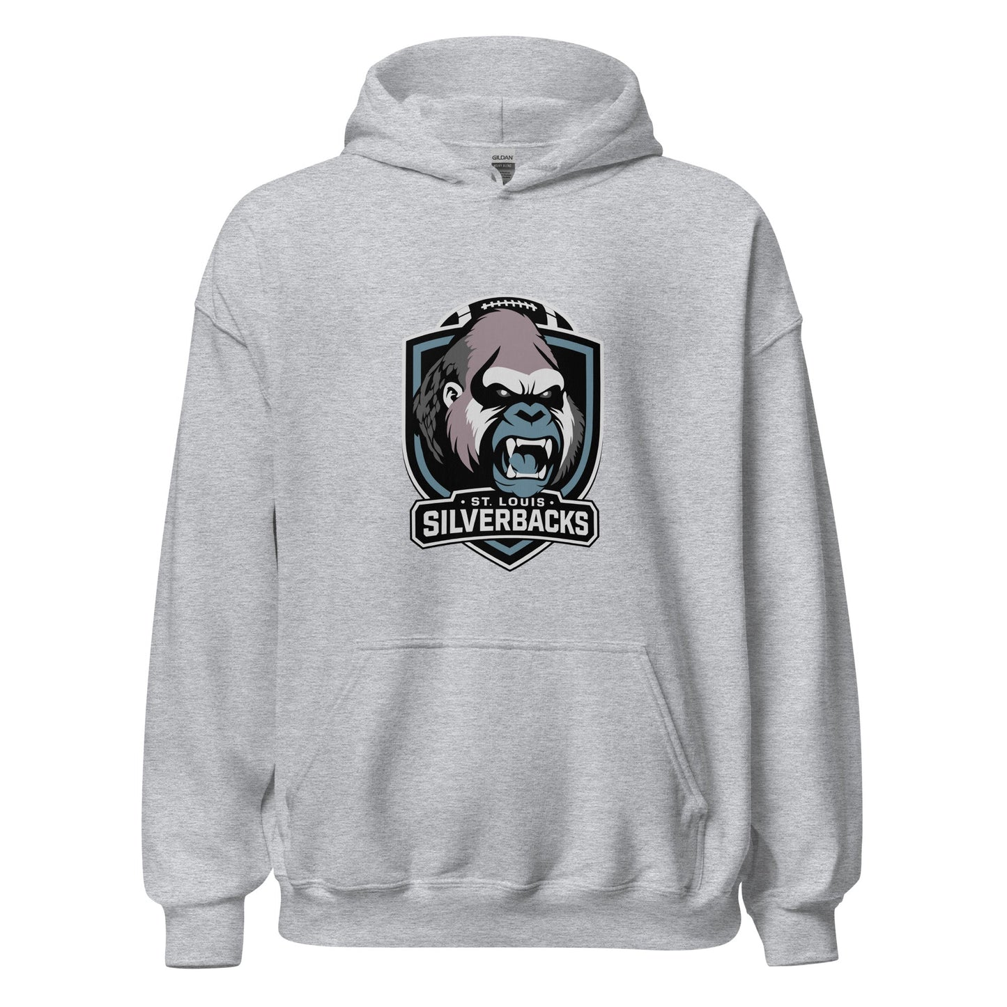Classic | Hoodie | St. Louis Silverbacks Women’s Football Team | Shield Logo