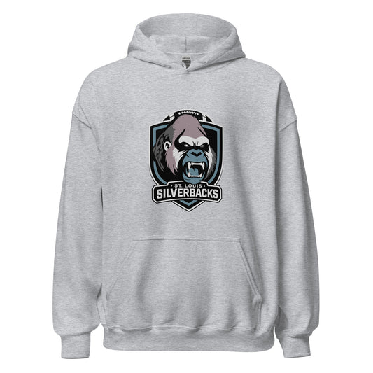 Classic | Hoodie | St. Louis Silverbacks Women’s Football Team | Shield Logo