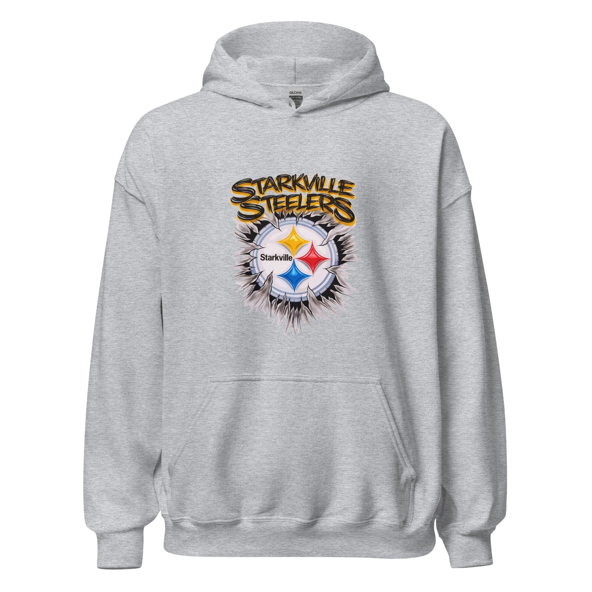 Classic | Hoodie | Starkville Steelers | Ripped Logo