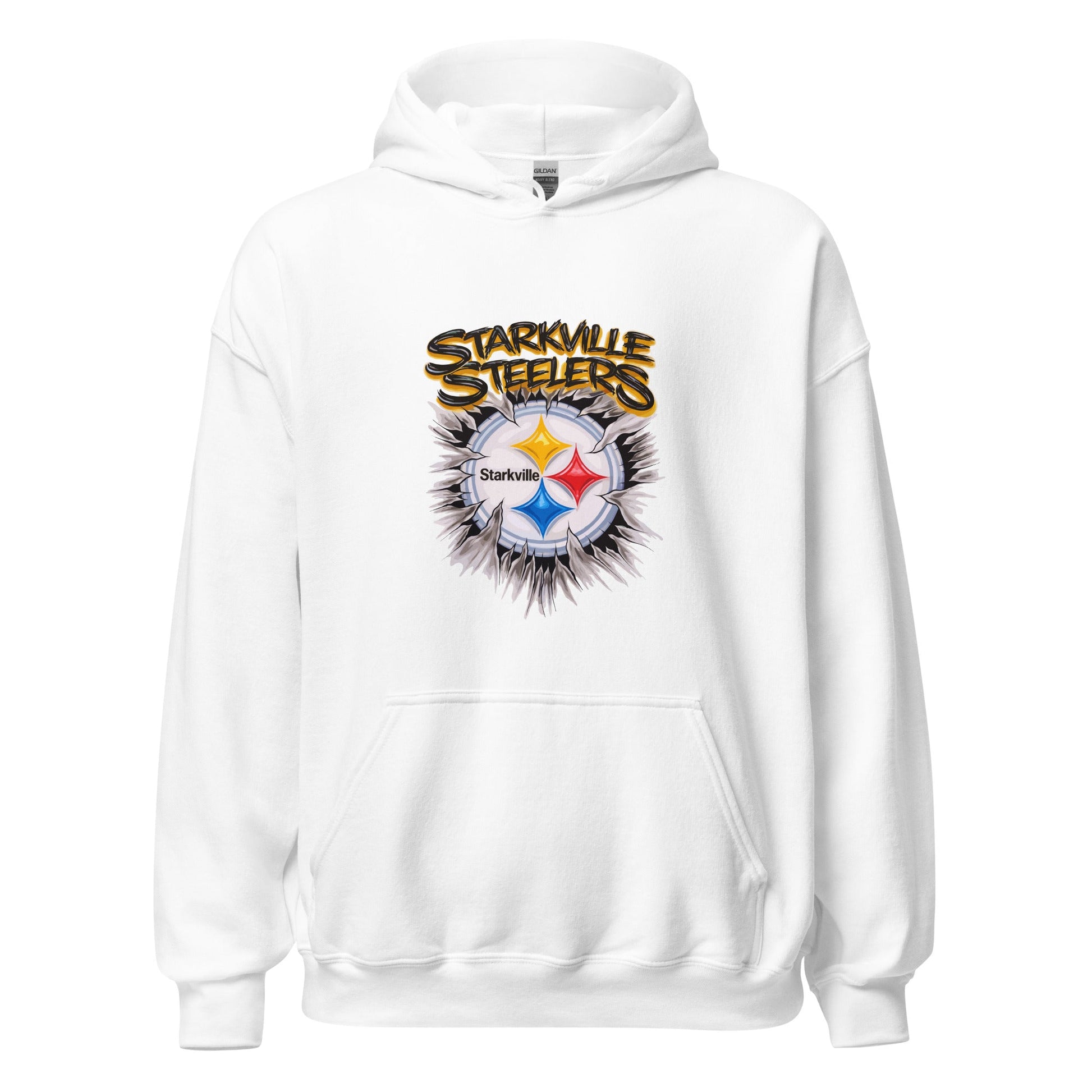 Classic | Hoodie | Starkville Steelers | Ripped Logo