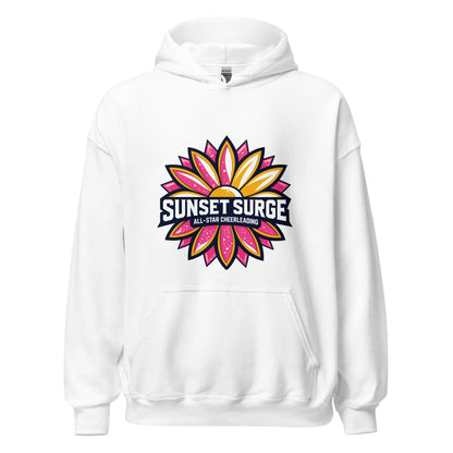 Classic | Hoodie | Sunset Surge All-Star Cheerleading | Bloom Surge Logo