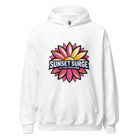 Classic | Hoodie | Sunset Surge All-Star Cheerleading | Bloom Surge Logo