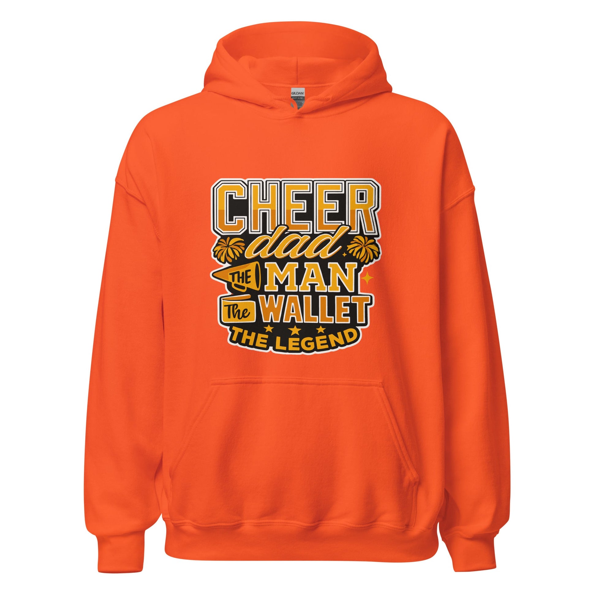 Classic | Hoodie | Sunset Surge All-Star Cheerleading | Cheer Dad Legend Logo